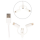 anco 3in1 USB-A auf microUSB USB-C auf Lightning Daten- und Ladekabel MFI  1m- white