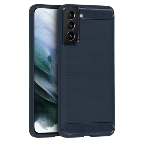 anco Carbon Fiber Case für G996B Samsung Galaxy S21+ - blue