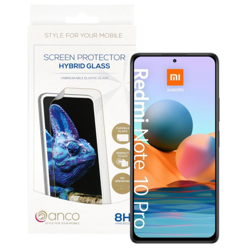 anco Hybrid Glass für Xiaomi Redmi Note 10 Pro