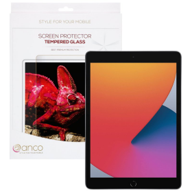 anco Tempered Glass für Apple iPad 10.2 (2019, 2020,...