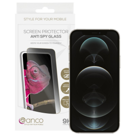 anco Tempered Glass Anti-Spy für Apple iPhone 12, 12...