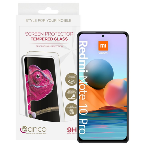 anco Tempered Glass Fullscreen für Xiaomi Redmi Note 10 Pro