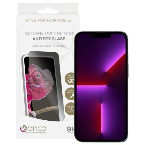 anco Tempered Glass Anti-Spy für Apple iPhone 13 Pro Max