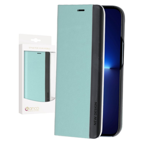 anco Bookcase SideWindow für Apple iPhone 13 Pro Max - light blue