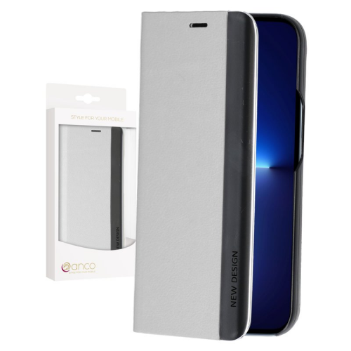 anco Bookcase SideWindow für Apple iPhone 13 Pro - silver