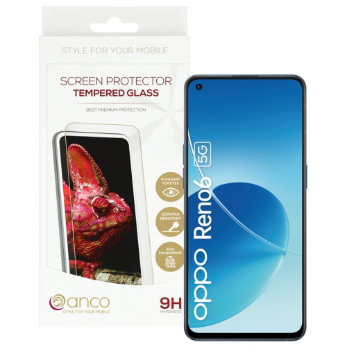 anco Tempered Glass Fullscreen für CPH2251 OPPO Reno6 5G