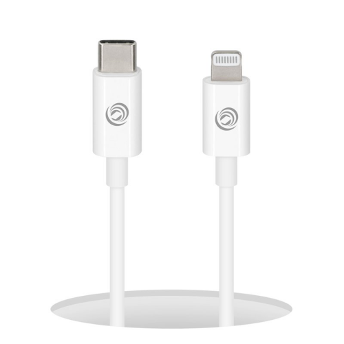 anco USB-C auf Lightning Daten- und Ladekabel 1m MFI - white
