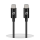 anco USB-C auf USB-C Lade- und Datenkabel 2m - black