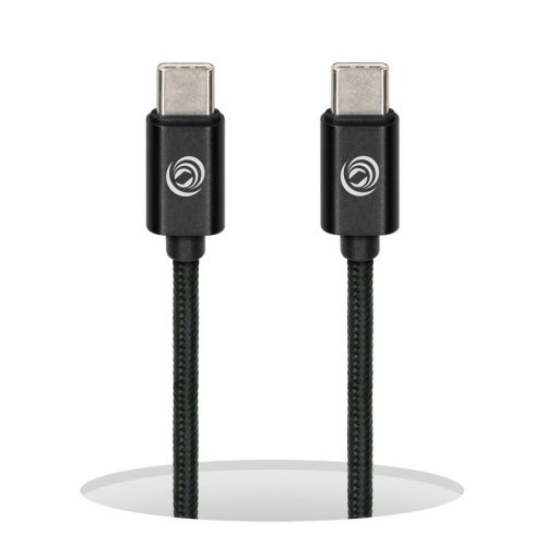 anco Premium USB-C auf USB-C Lade- und Datenkabel Nylon USB 3.2 Gen.2x2 1m - black