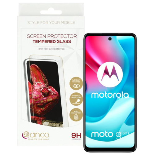 anco Tempered Glass Fullscreen für Motorola Moto G60s