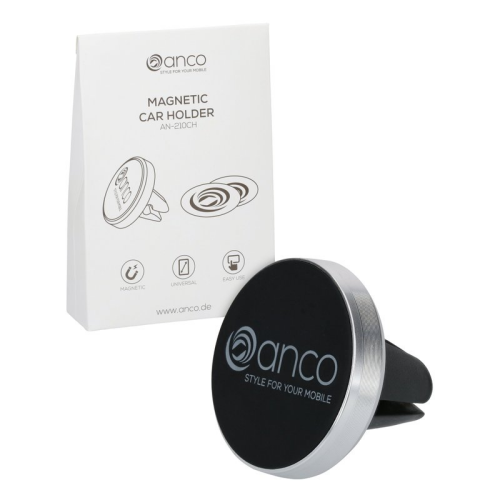 anco magnetic car holder - black