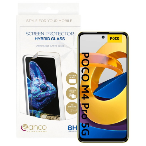 anco Hybrid Glass für POCO M4 Pro 5G, Xiaomi Redmi Note 11S 5G