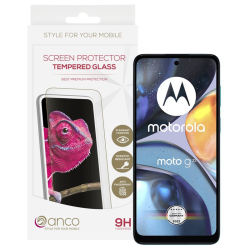 anco Tempered Glass Fullscreen für Motorola Moto G22
