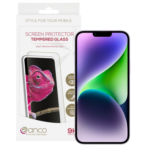 anco Tempered Glass Fullscreen für Apple iPhone 14 Plus