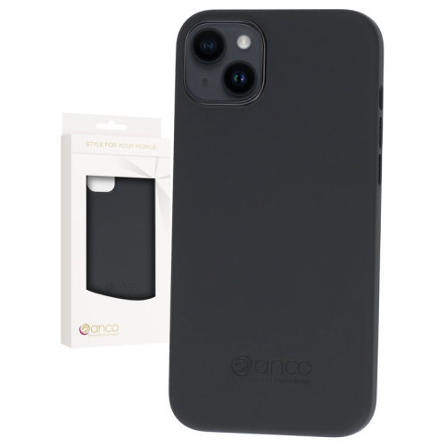 anco Liquid Silicone Case für Apple iPhone 14 Plus - black