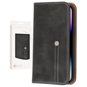 anco Bookcase Phoenix für Apple iPhone 14 Pro - black