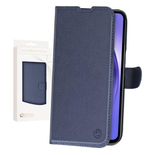 anco Basic Bookcase für A546B Samsung Galaxy A54 - blue