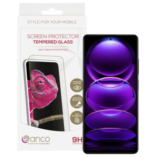 anco Tempered Glass Fullscreen für Xiaomi Redmi Note 12 Pro 5G, 12 Pro+ 5G, POCO X5 Pro 5G