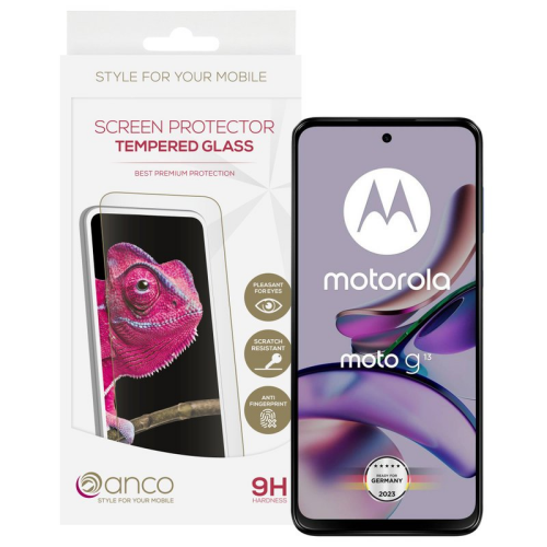 anco Tempered Glass Fullscreen für Motorola Moto G13