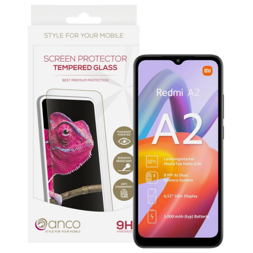 anco Tempered Glass Fullscreen für Xiaomi Redmi A2