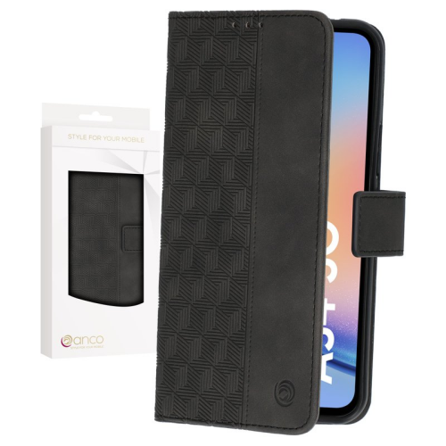 anco Bookcase Geometric für A346B Samsung Galaxy A34 - black