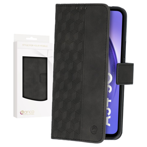 anco Bookcase Geometric für A546B Samsung Galaxy A54 - black