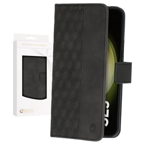 anco Bookcase Geometric für S911B Samsung Galaxy S23 - black