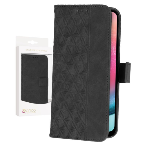 anco Bookcase Geometric für A245F Samsung Galaxy A24 - black