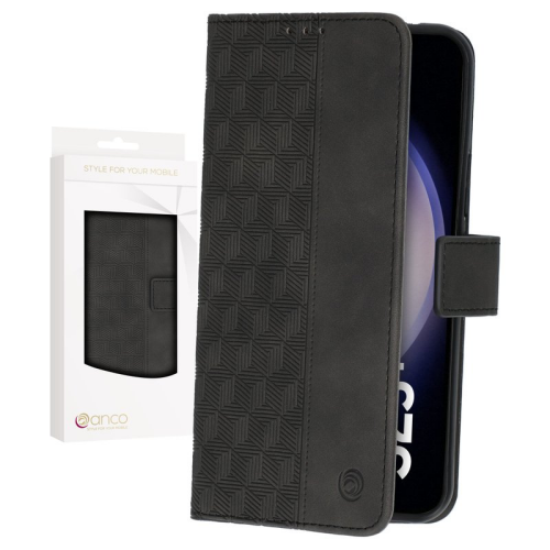 anco Bookcase Geometric für S916B Samsung Galaxy S23+ - black