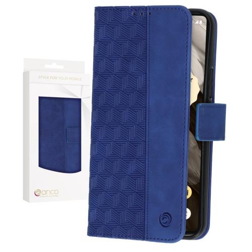 anco Bookcase Geometric für Google Pixel 7 - blue