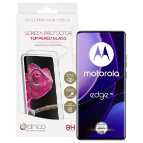 anco Tempered Glass Fullscreen für Motorola Edge 40