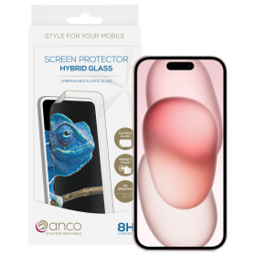 anco Hybrid Glass für Apple iPhone 15