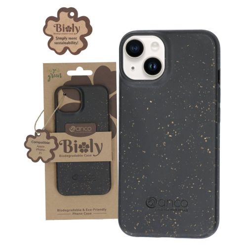 anco Bioly Case für Apple iPhone 15 - black
