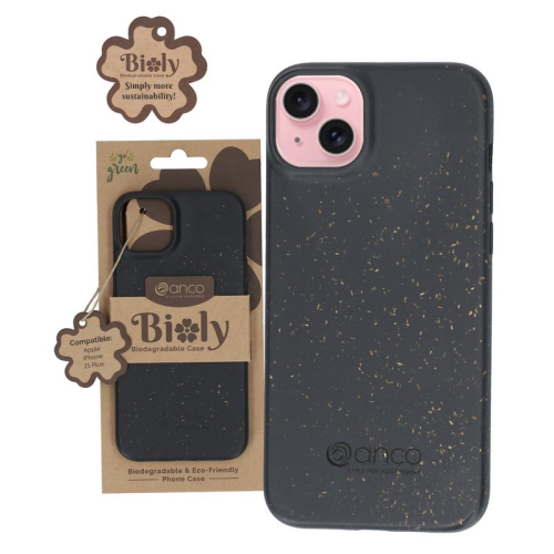anco Bioly Case für Apple iPhone 15 Plus - black