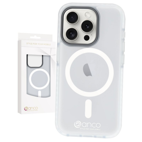 anco Magnetic Protect Case für Apple iPhone 15 Pro Max - white