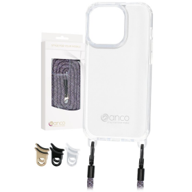 anco Lanyard Protect Case für Apple iPhone 15 Pro -...