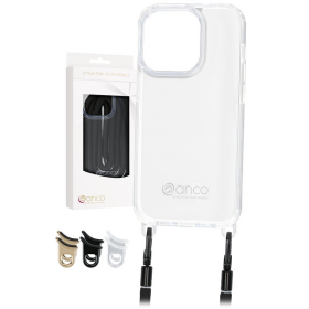 anco Lanyard Protect Case für Apple iPhone 15 Pro -...