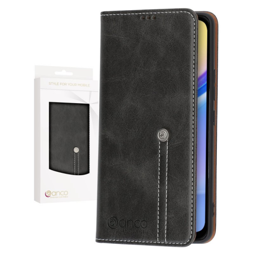 anco Bookcase Phoenix für A155F, A156B Samsung Galaxy A15, A15 5G - black