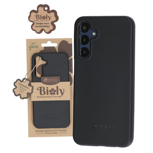 anco Bioly Case für A256B Samsung Galaxy A25 5G - black
