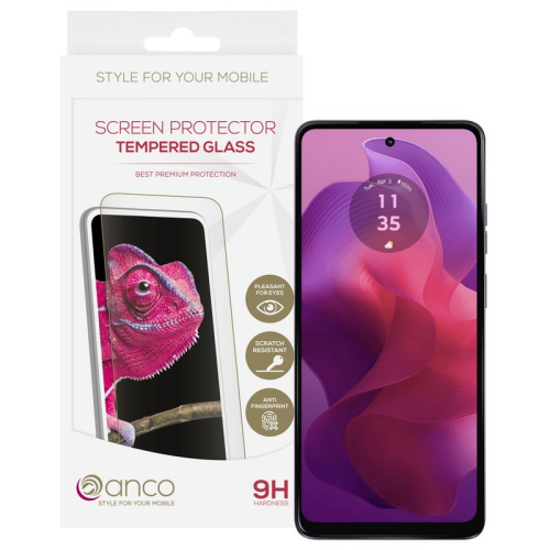 anco Tempered Glass Fullscreen für Motorola Moto G04, G04s, G24