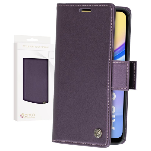 anco Bookcase Miami für Apple iPhone 15 - violet