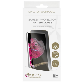 anco Tempered Glass Anti-Spy für Apple iPhone 16 Pro...