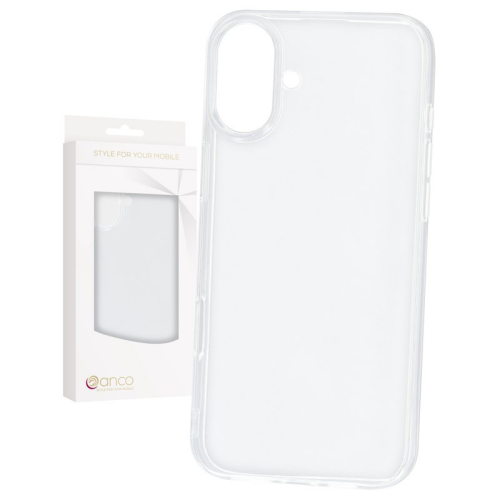 anco Super Slim Case für Apple iPhone 16 Plus - transparent