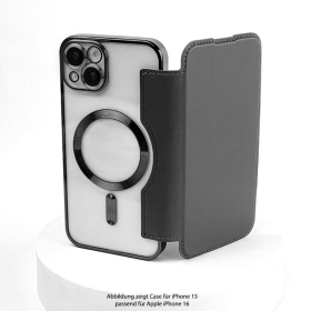 anco Bookcase Smart Mag für Apple iPhone 16 - black