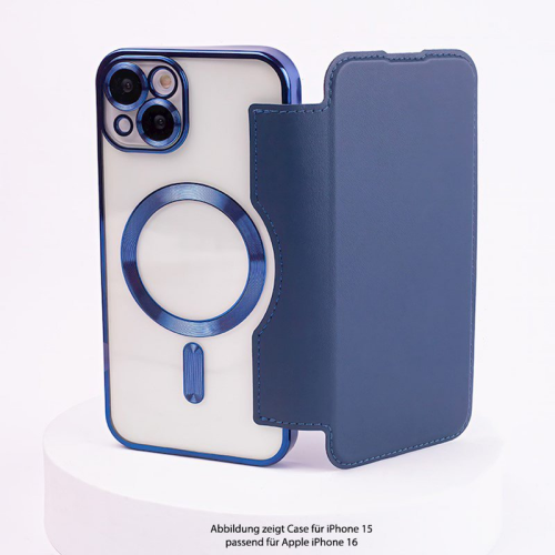 anco Bookcase Smart Mag für Apple iPhone 16 - blue