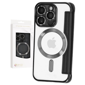 anco Bookcase Smart Mag für Apple iPhone 15 Pro - black