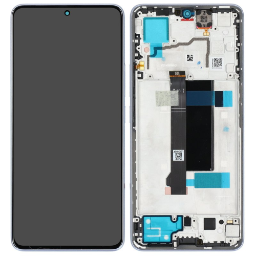 Display Modul mit Rahmen und Toucheinheit aurora purple/lila 5600030N1600 für Xiaomi Redmi Note 13 Pro 5G (2312DRA50G)