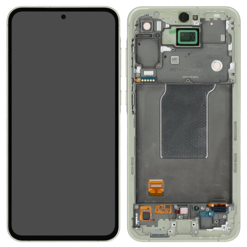 Display Modul mit Rahmen und Toucheinheit Einheit awesome lemon GH82-34305D für Samsung Galaxy A55 5G SM-A556B