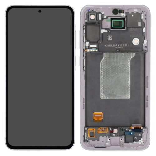 Display Modul mit Rahmen und Toucheinheit Einheit awesome lilac GH82-34305C für Samsung Galaxy A55 5G (SM-A556B)