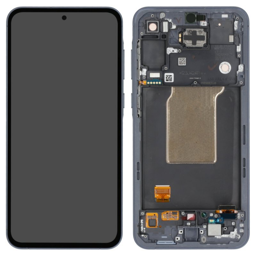 Display Modul mit Rahmen und Toucheinheit Einheit awesome navy/marineblau GH82-34305A für Samsung Galaxy A55 5G (SM-A556B)
